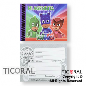 HEROES EN PIJAMA AGENDA MINI x 10